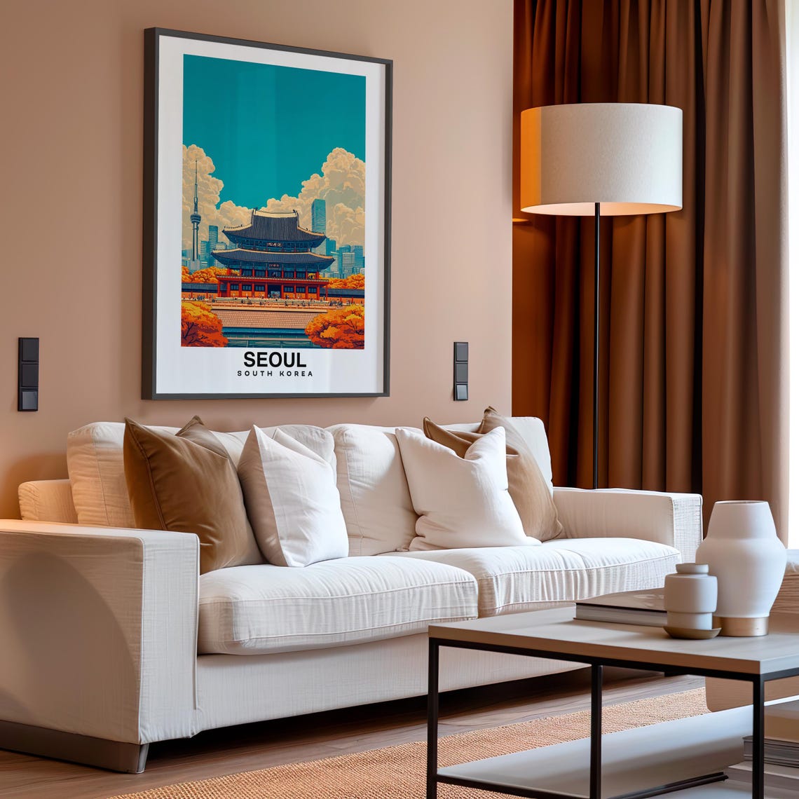 Seoul South Korea Travel Print Wall Art Seoul South Korea City Print Seoul Seoul Travel Gift South Korea Poster - Image 4