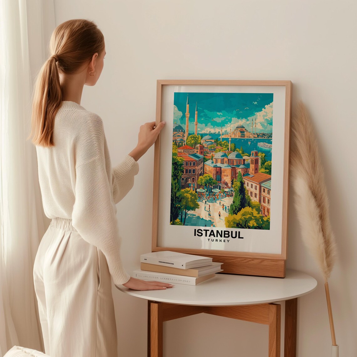 Istanbul Travel Print Turkey Travel Gift Istanbul Turkey Poster Istanbul The Grand Bazaar Gift Istanbul City Print Art - Image 2