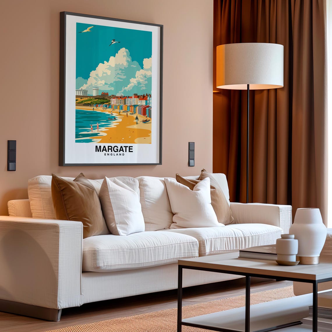 Margate United Kingdom Travel Print Wall Art Margate United Kingdom City Print Margate United Kingdom Travel Gift Margate Wall Art - Image 4