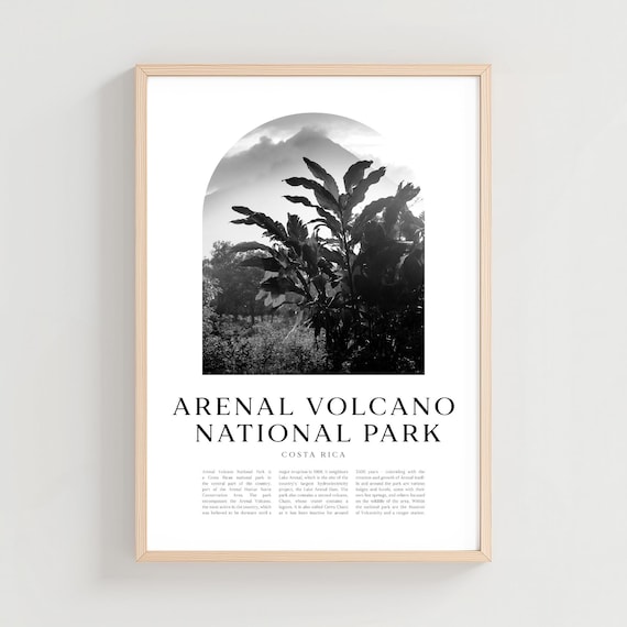 Arenal Volcano National Park Costa Rica Rainforest Photo Poster