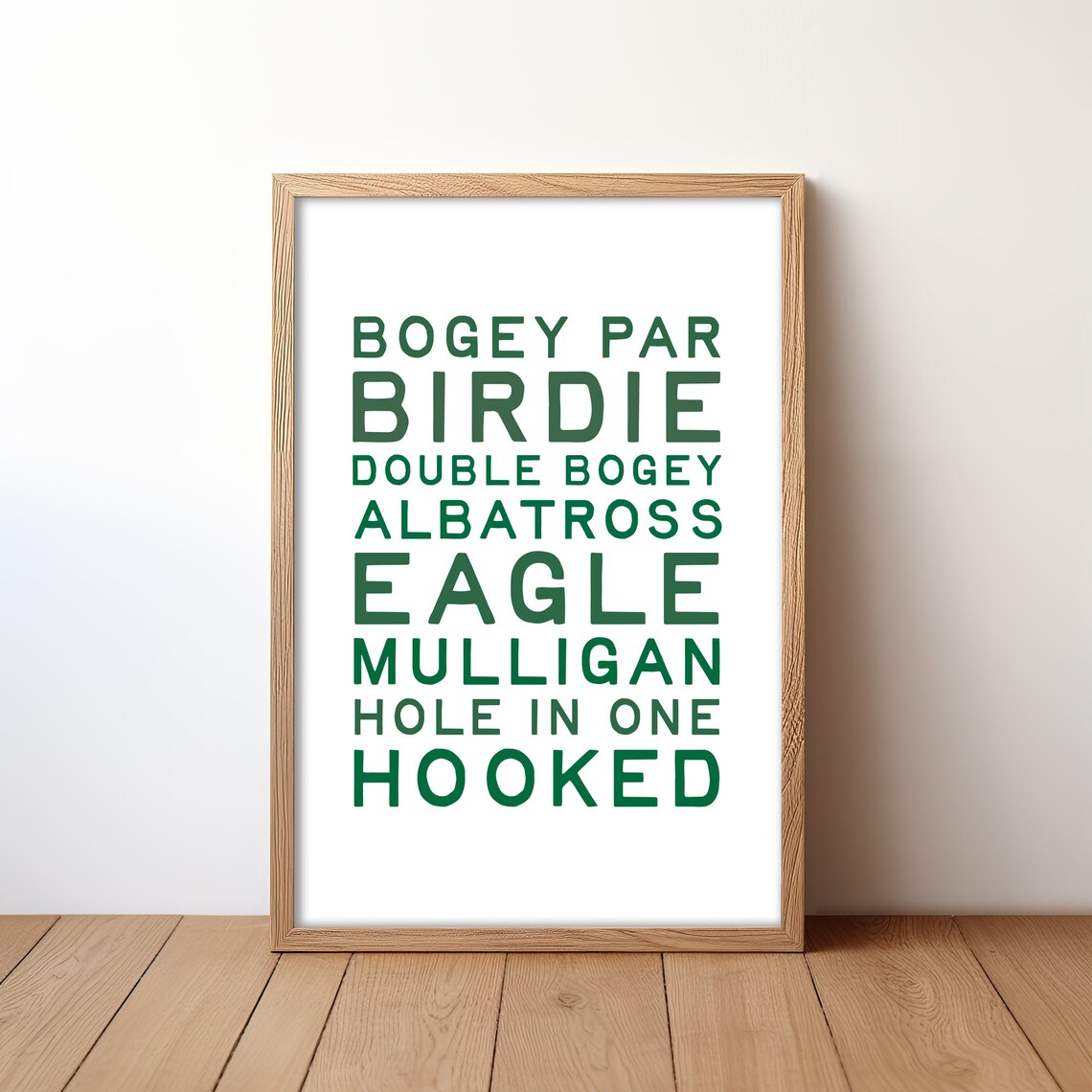 Golf Office Decor Sports Poster Art Print, Gift for Men