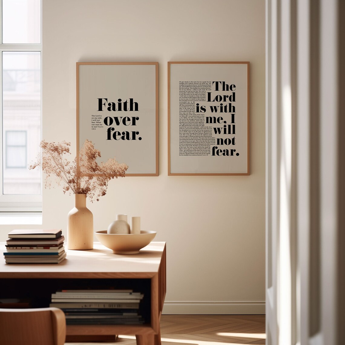 Psalm 118 Scripture Poster, Modern Christian Verse - Image 2