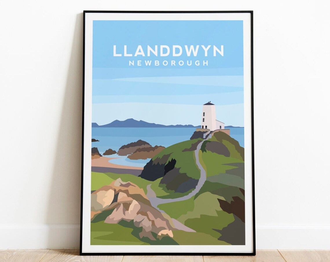 Llanddwyn Newborough, Anglesey Coastal Art Print