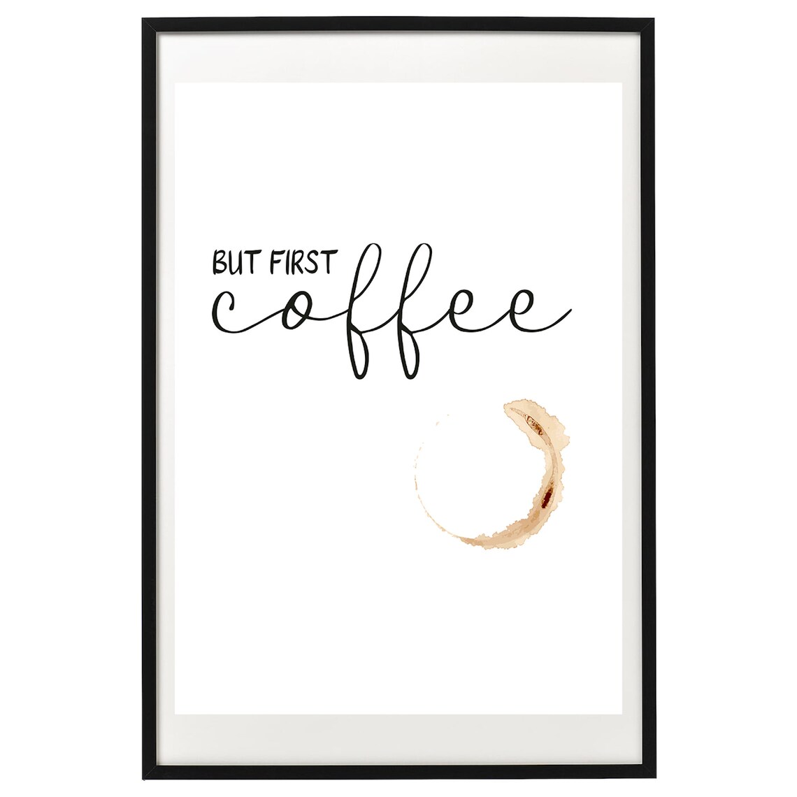 But First Coffee Kitchen Poster, Coffee Quote - Image 2
