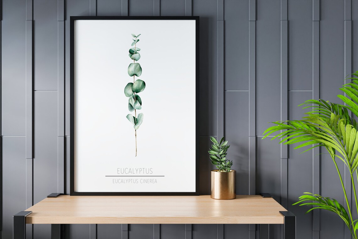 Eucalyptus Poster Print, Botanical Nature Wall Art - Image 2