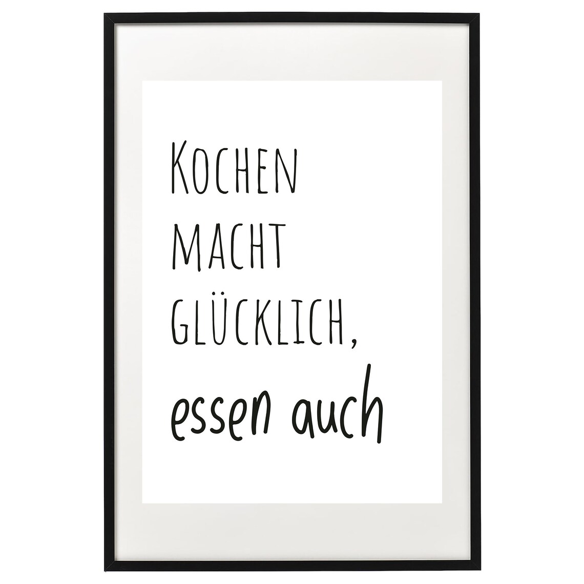Cooking Makes You Happy, Kitchen Poster Print - Image 2