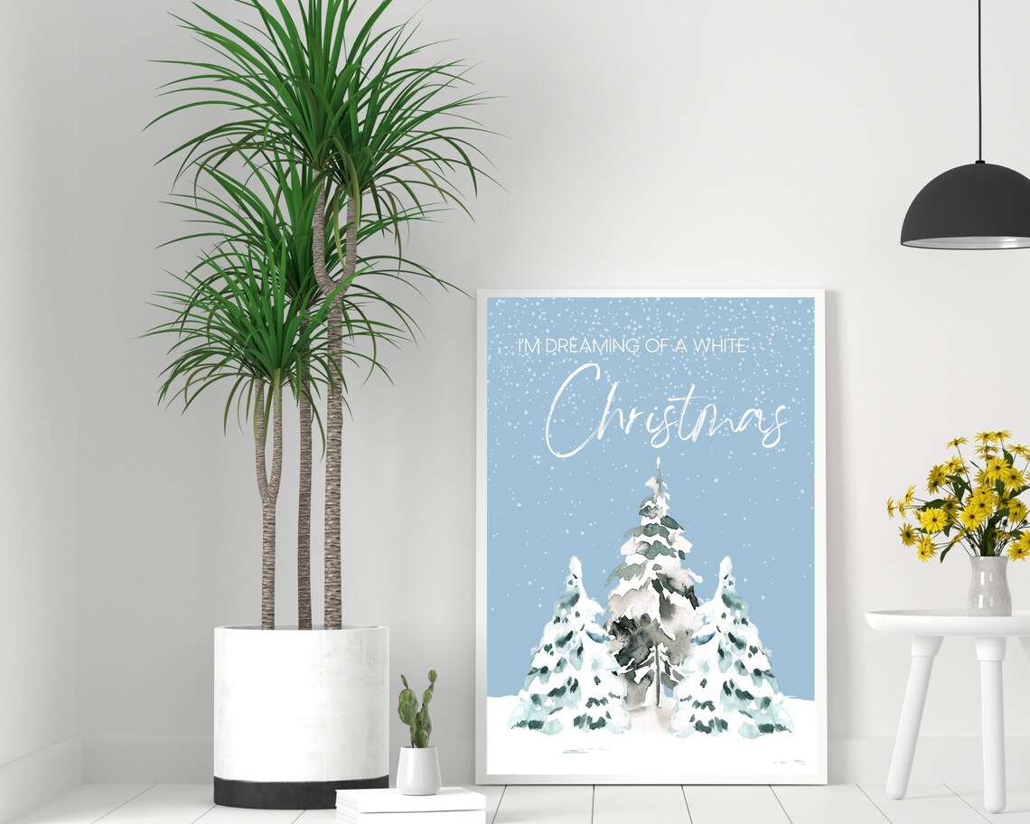 I 20Dreaming Of A White Christmas Art Print - Image 2