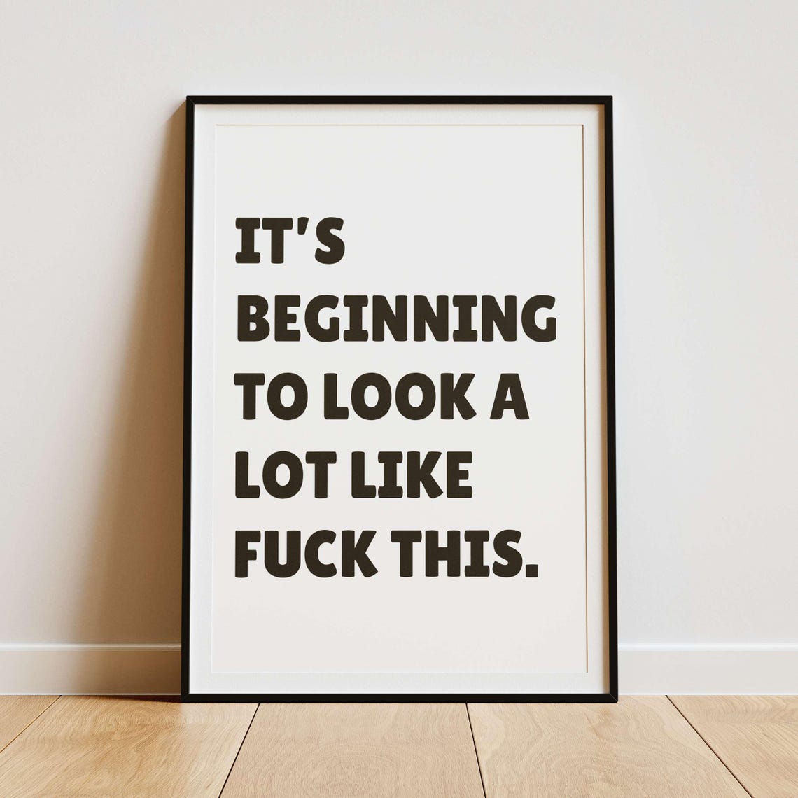 It Is Beginning to Look a Lot Like Fuck This Christmas Poster - Image 2