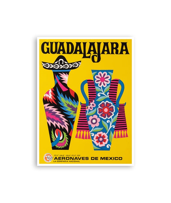 Guadalajara Mexico Travel Poster Art Print