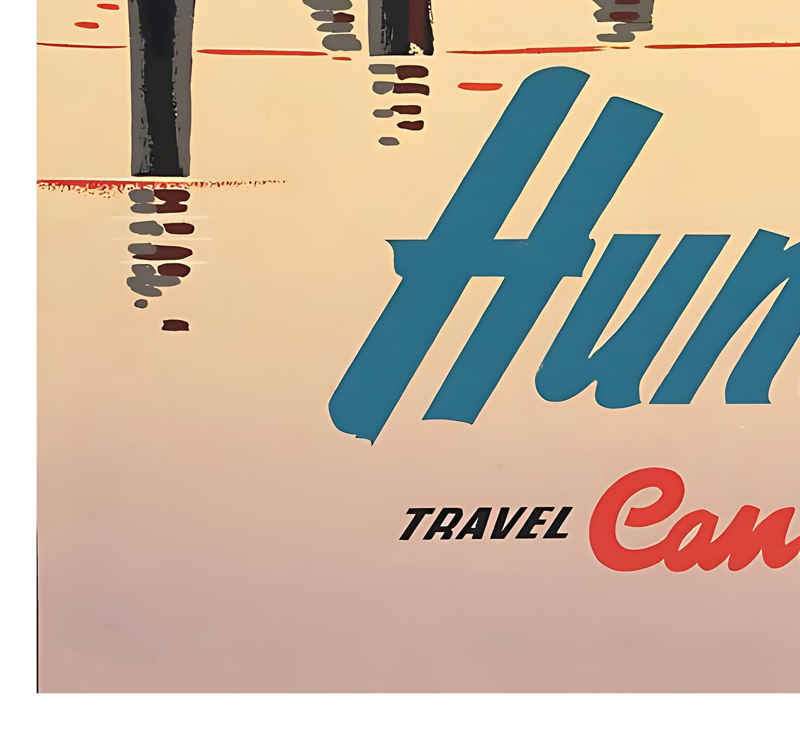 Canadian Pacific Bull Moose Hunt This Fall Vintage Travel Poster - Image 2