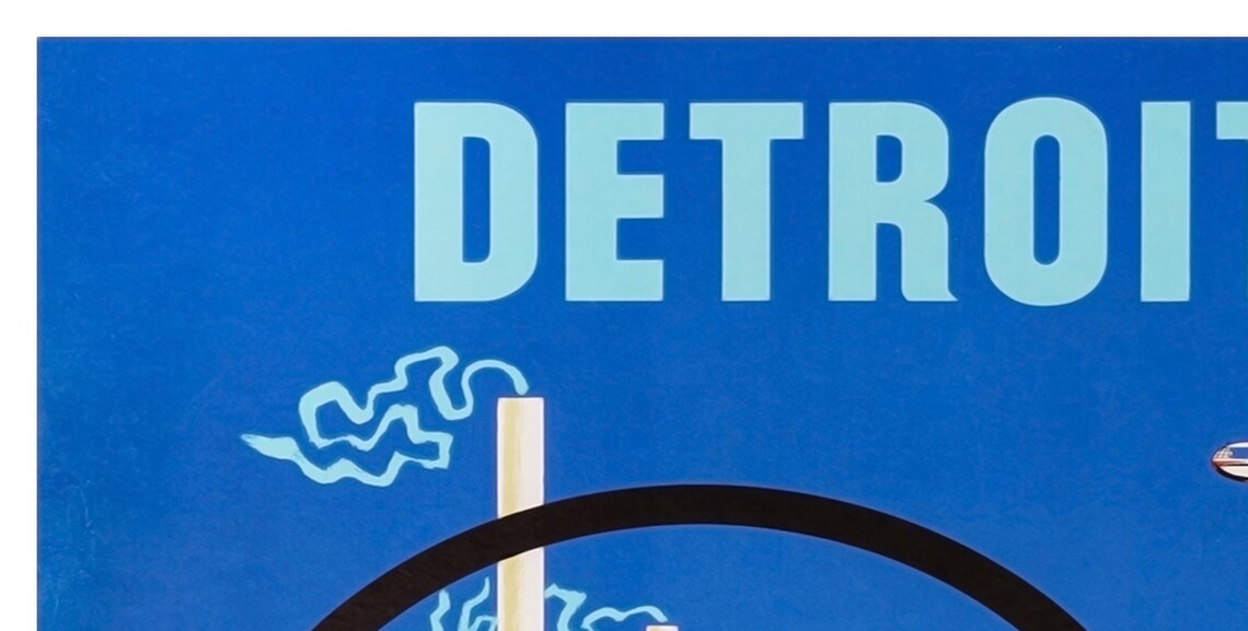 Detroit Travel Poster Print, Michigan Home Wall Decor - Image 2