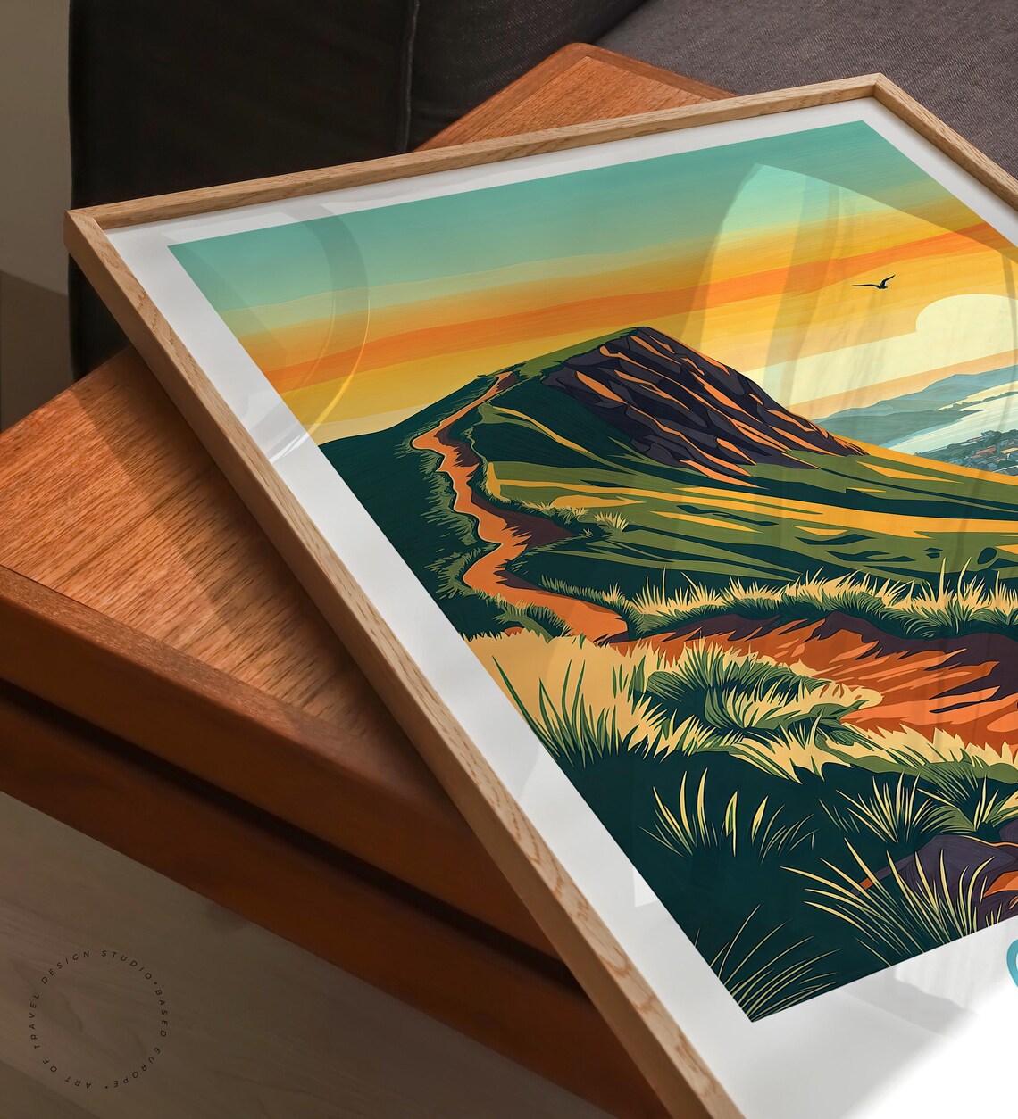 Cave Hill Travel Poster, Belfast Mountain View - Image 3