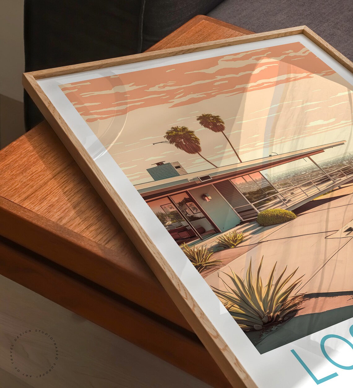 Los Angeles City Travel Poster, California Wall Art - Image 3