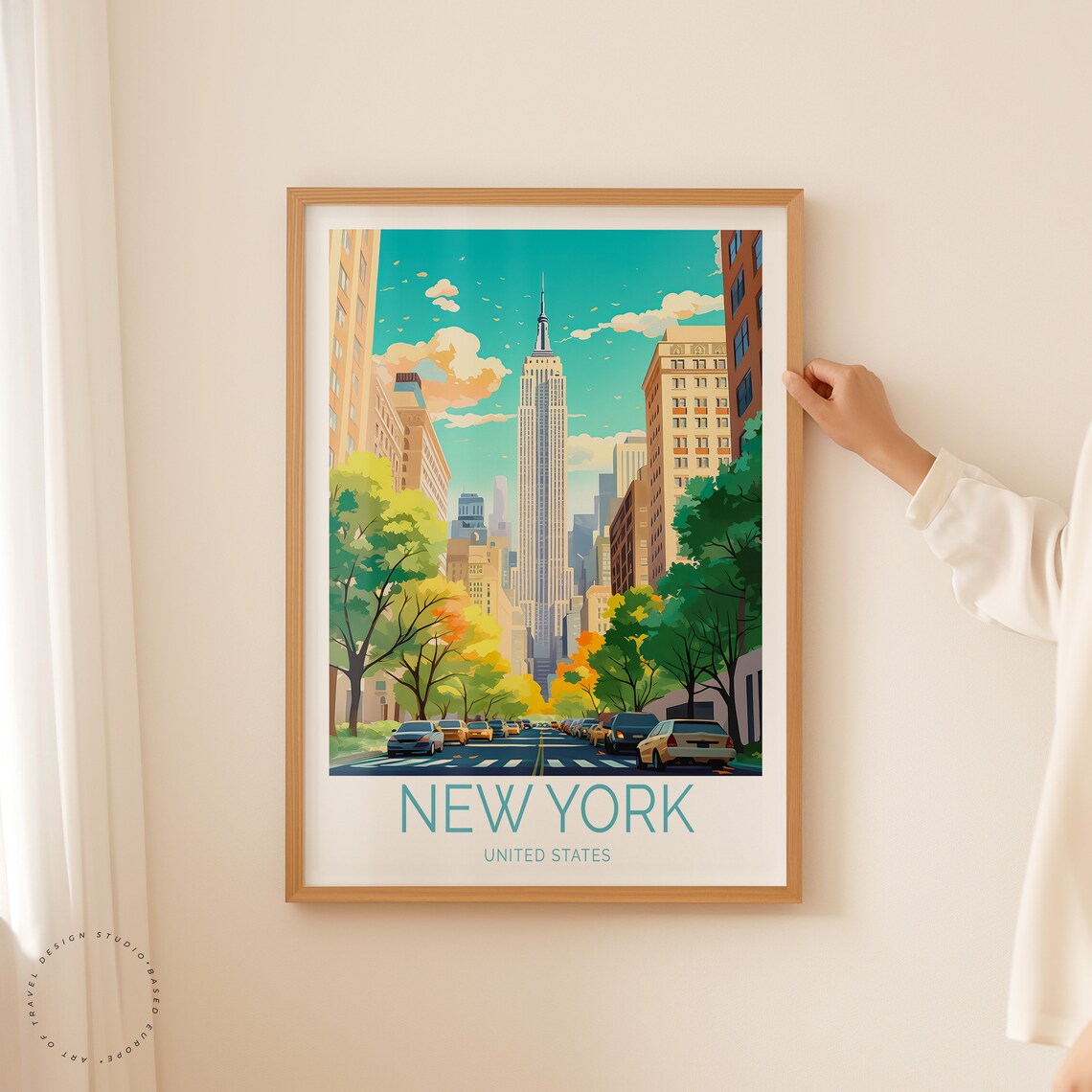 New York Birthday Gifts Wall Art Print - Image 2