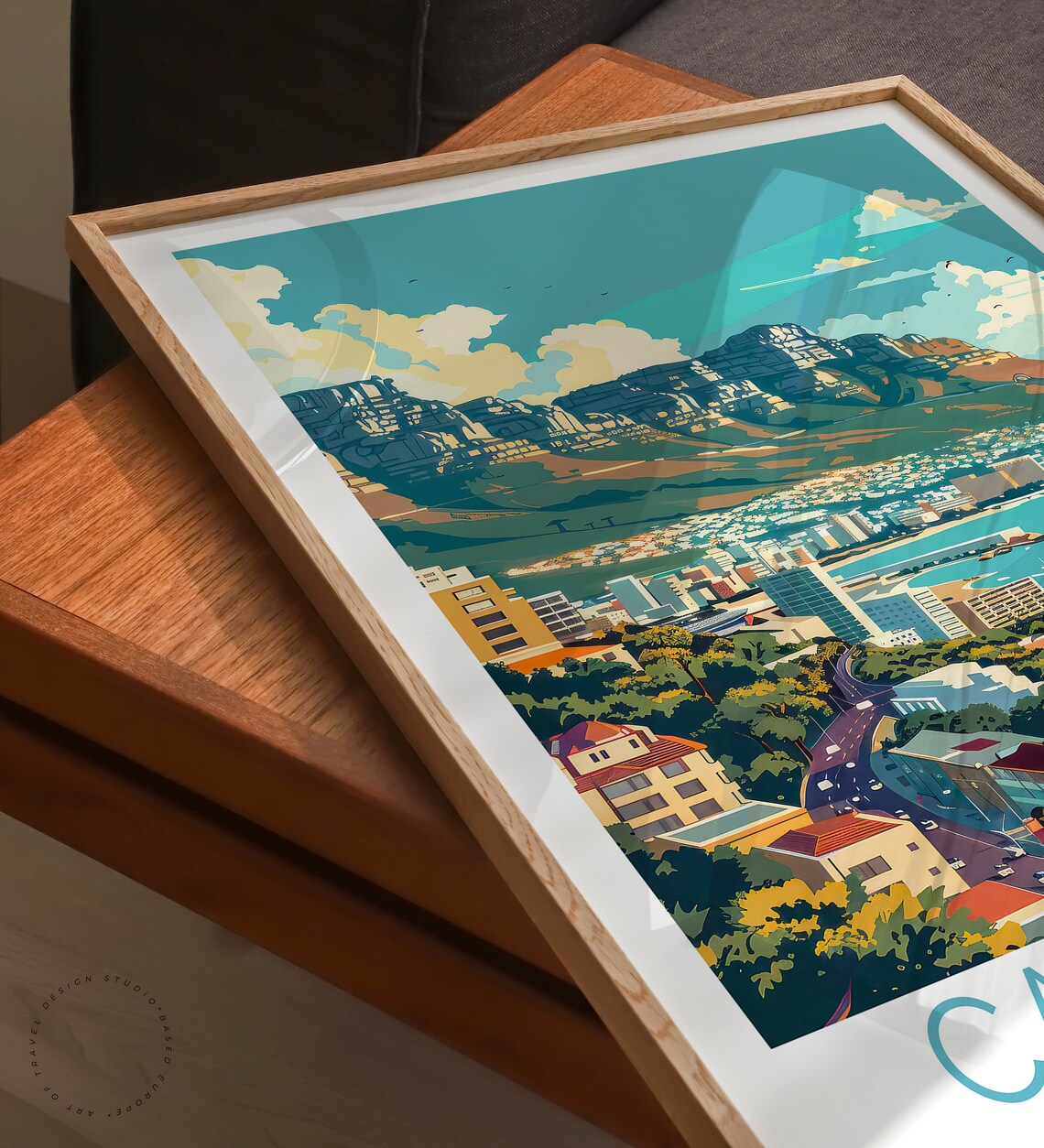 Cape Town Home Decor Travel Poster - Image 3