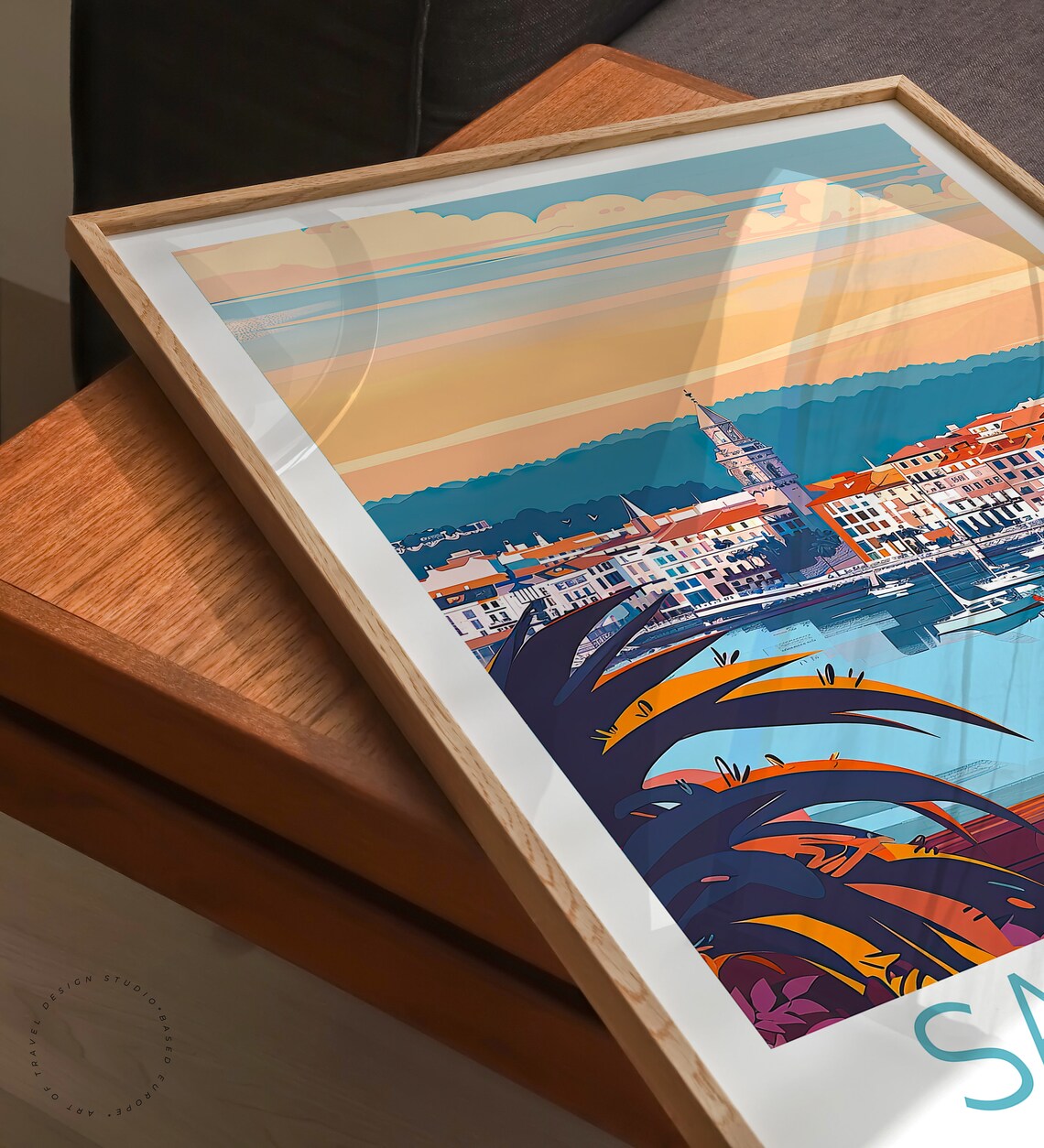 Santander Travel Poster, Spain Coast Wall Art Print - Image 3