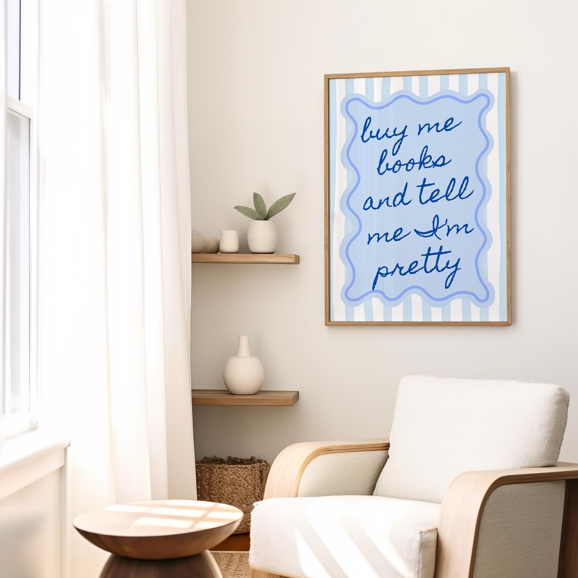 Buy Me Books And Tell Me Im Pretty Book Lover Print - Image 2