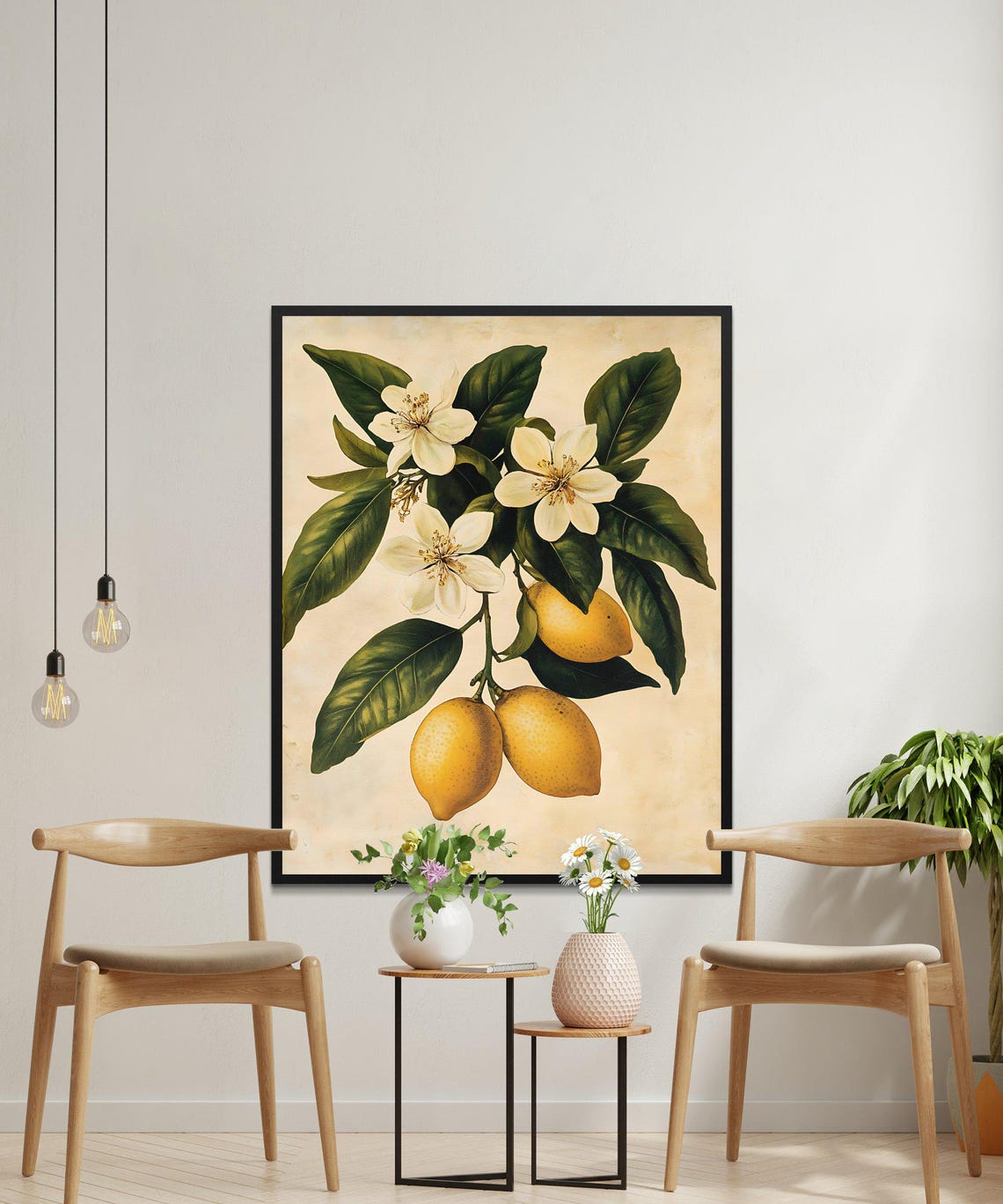 Trendy Lemon Wall Art Kitchen Decor Fruit Home Print For Your Space - Image 3