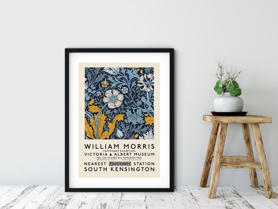 William Morris Exhibition Poster, Victoria And Albert Museum