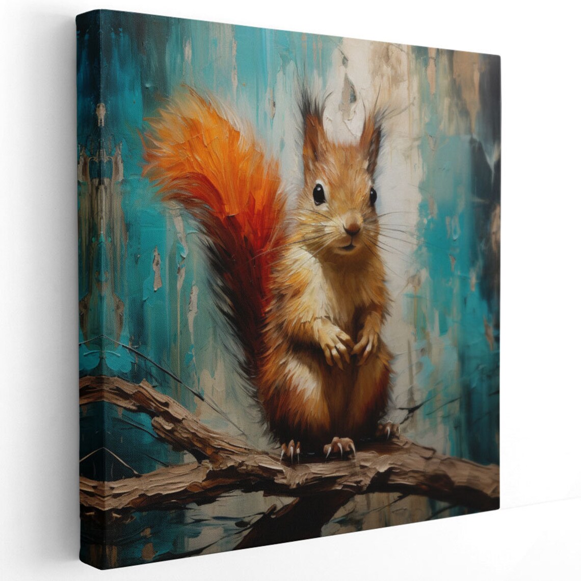 Squirrel Minimalist Art Print, Modern Animal Decor - Image 2
