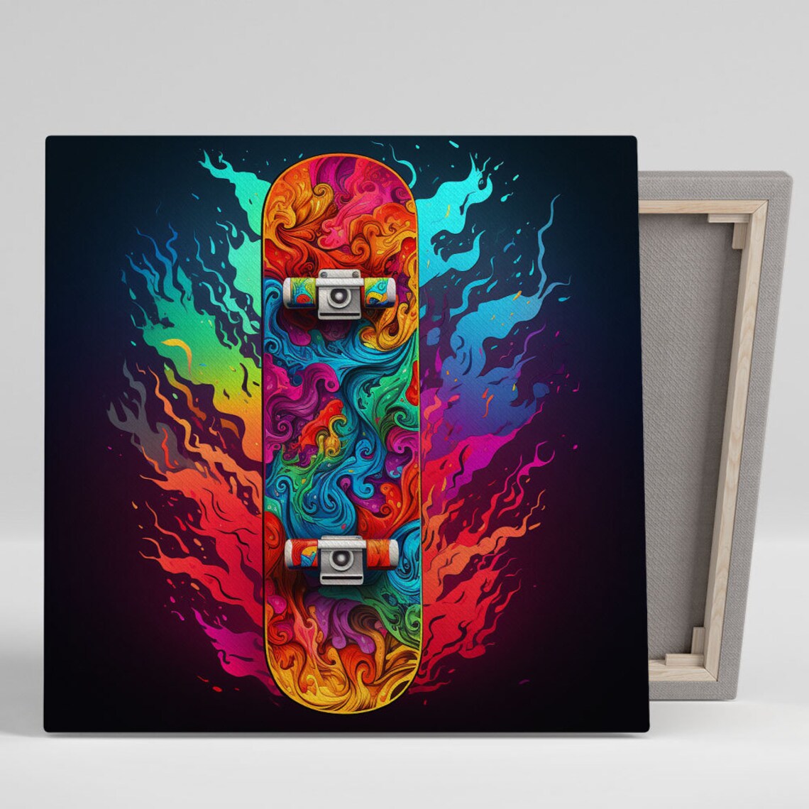 Skateboard Contemporary Minimalist Wall Art Poster