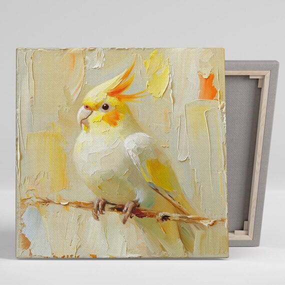 Cockatiel Contemporary Whimsical Decor Art Print