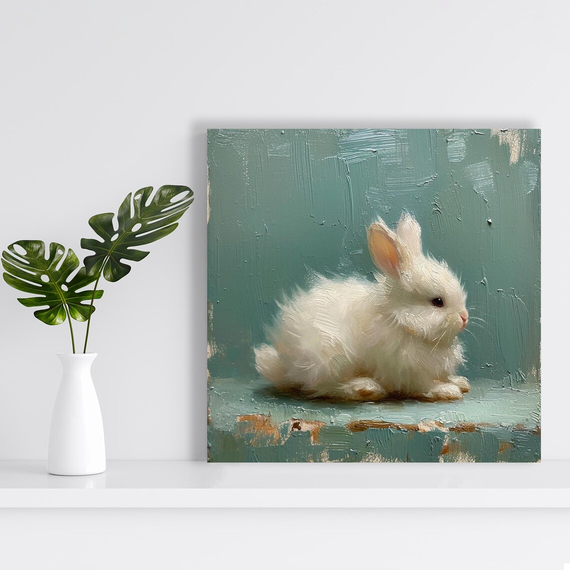 Bunny Bliss Art Print, Whimsical Farmhouse Decor - Image 2