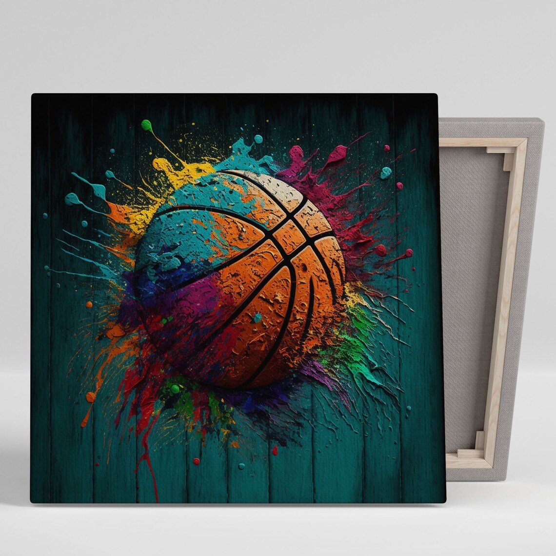 Basketball Sports Wall Art Poster, Home Decor