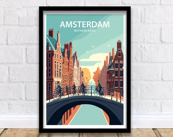 Amsterdam Decor Wall Art Print