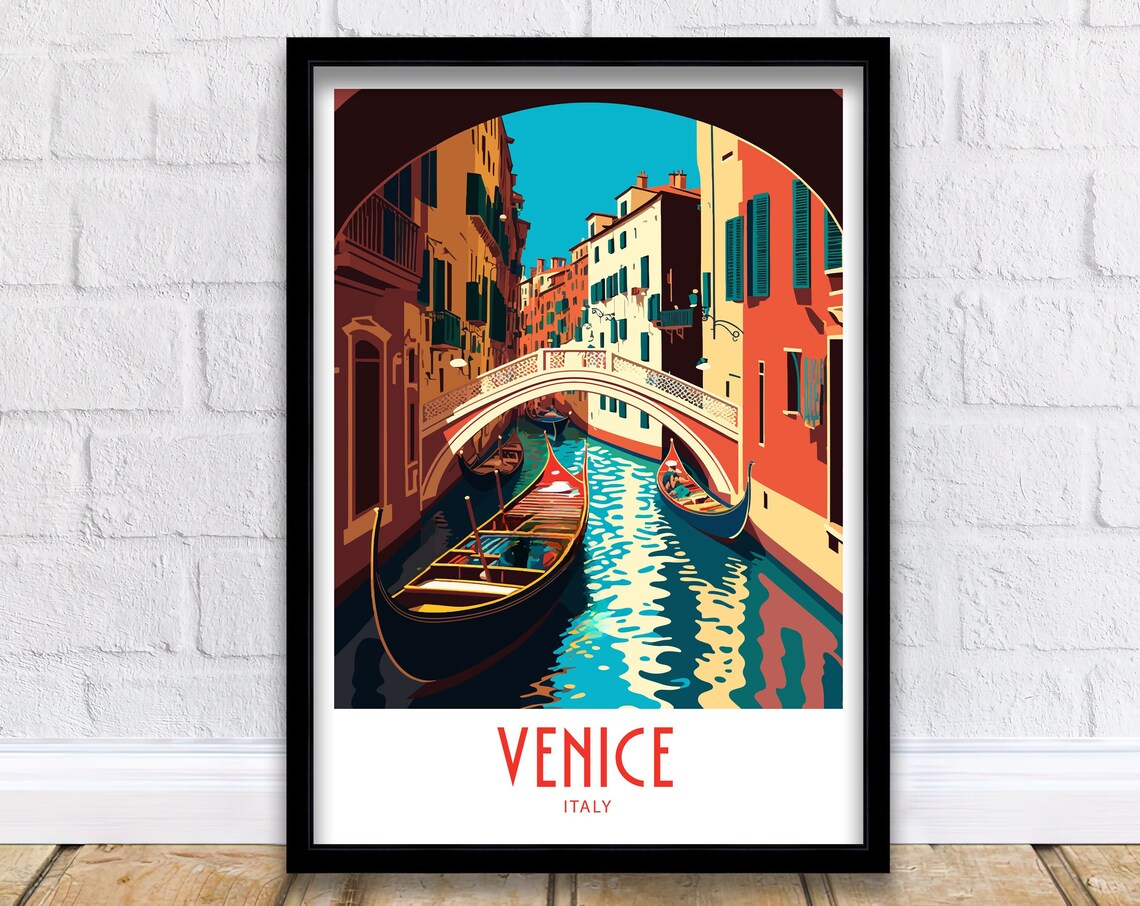 Venice Italy Home Decoration Travel Poster