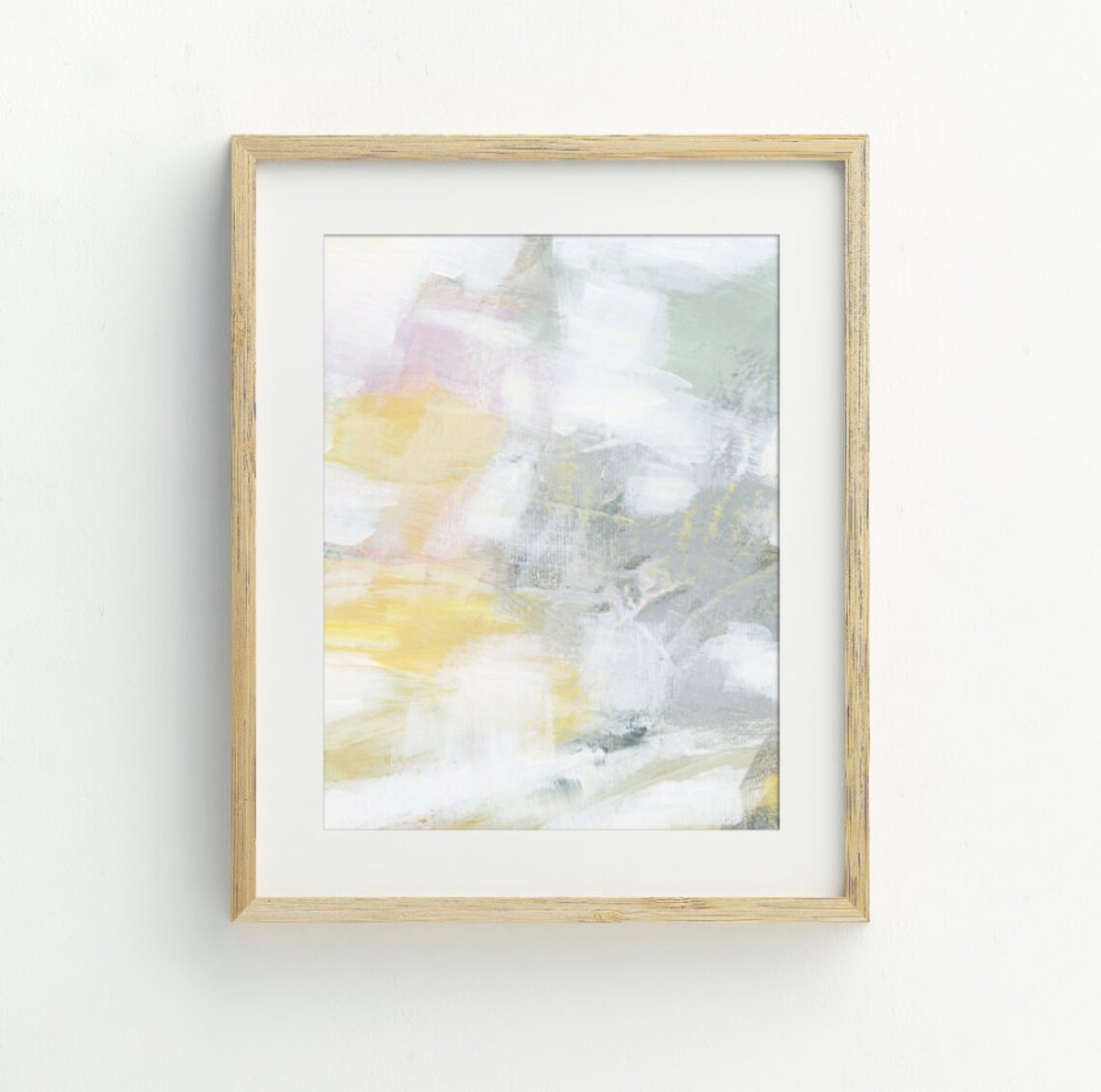 Abstract Wall Art, Contemporary Muted Colors Art Print - Image 2