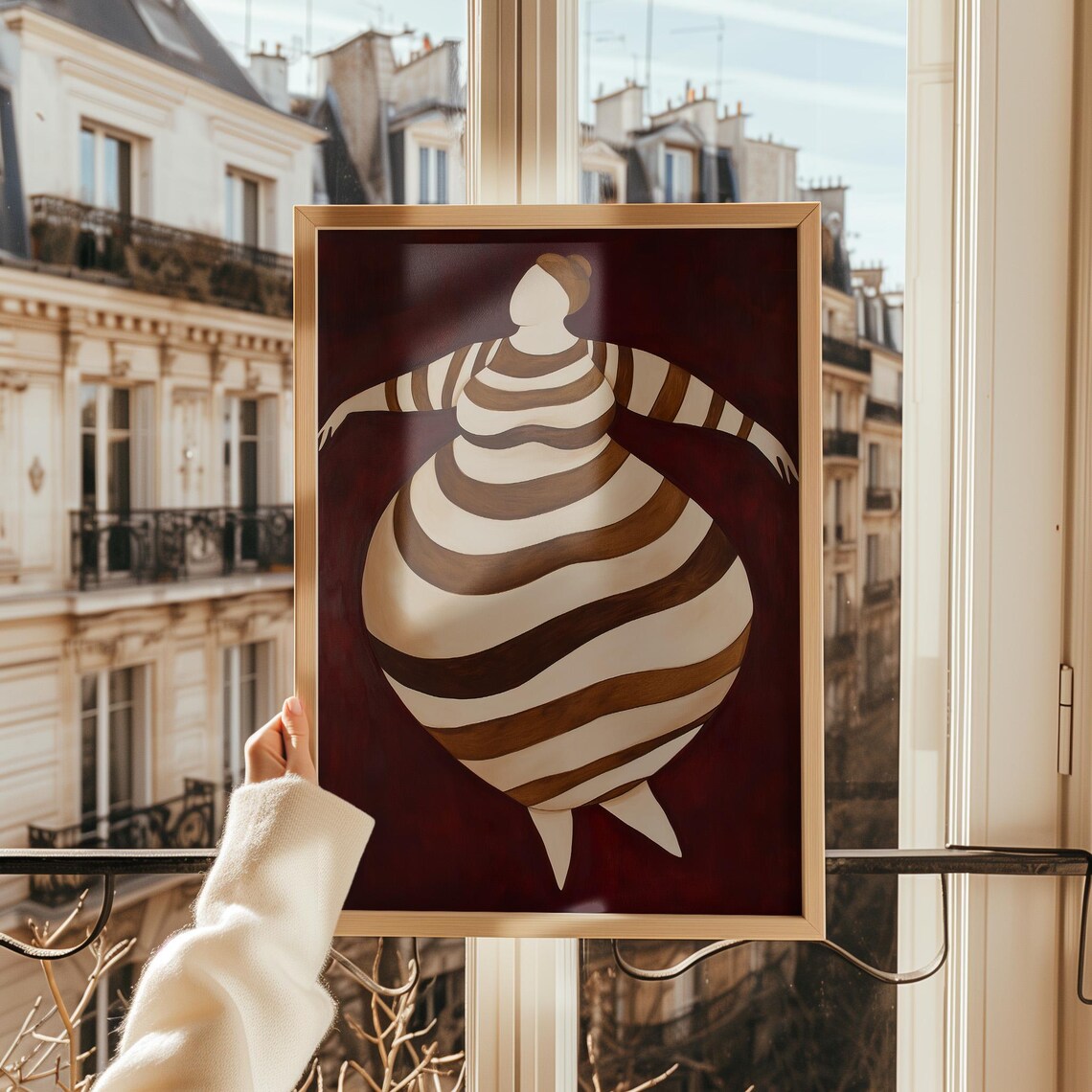 Curvy Woman Print, Minimalist Body Positive Art - Image 2