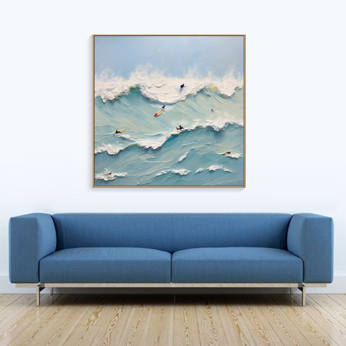 Happy Coast Painting, Personalized Summer Wall Art - Image 2