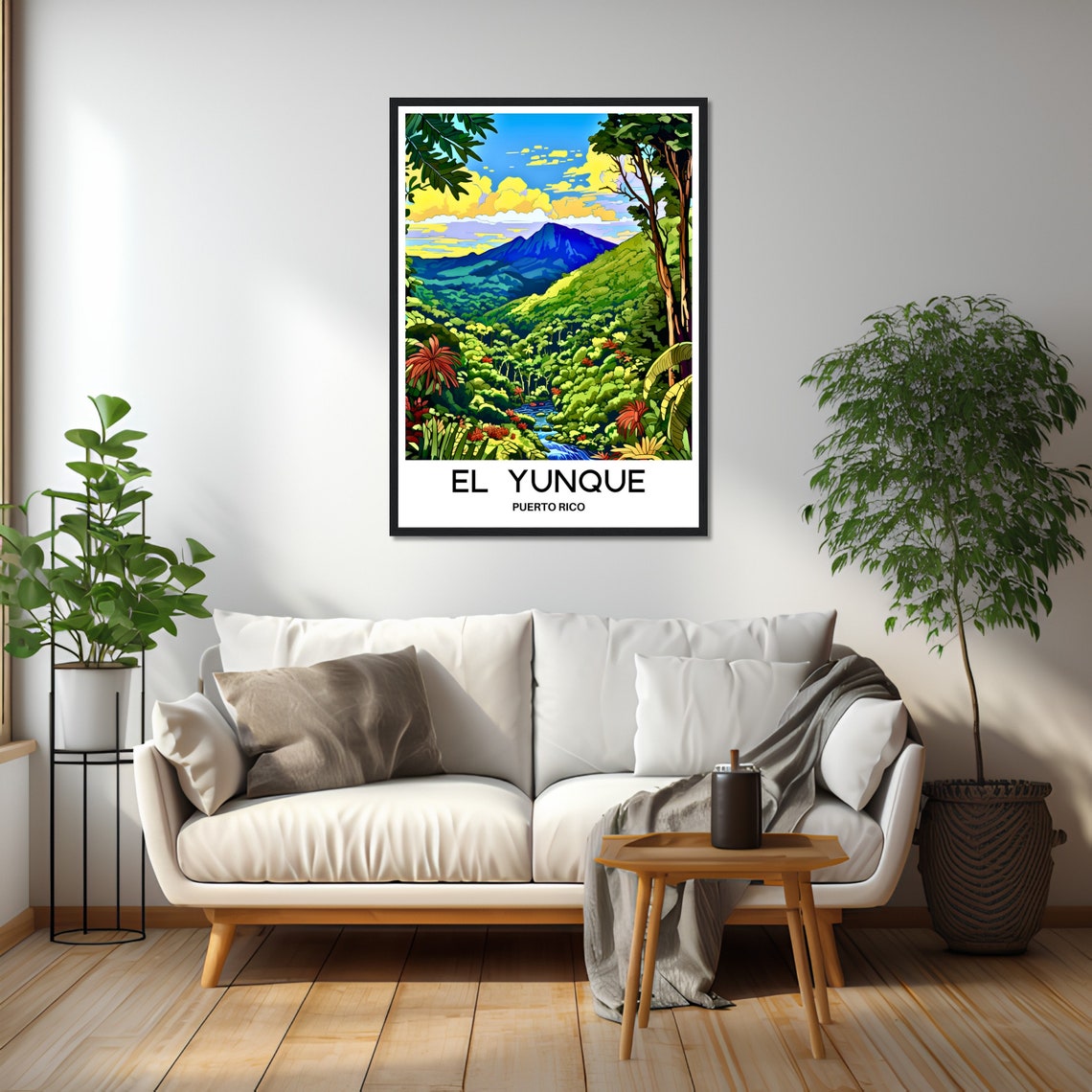 El Yunque Puerto Rico Rainforest Valley Mountain View Poster - Image 2