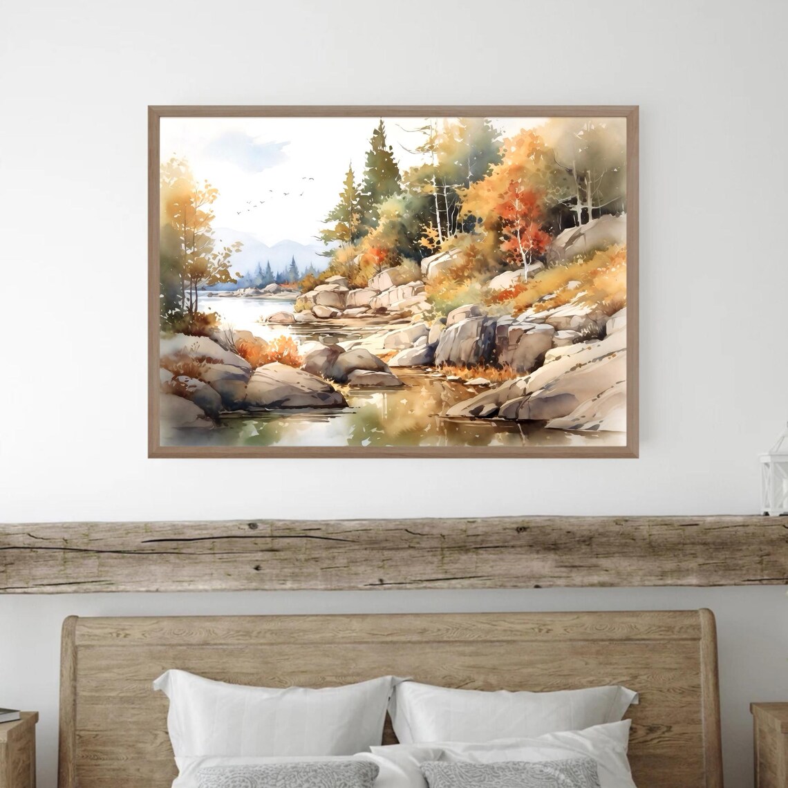 Acadia National Park Watercolor Print, Travel Poster - Image 5