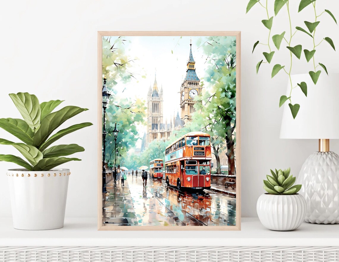 London Housewarming Gift Travel Poster - Image 4