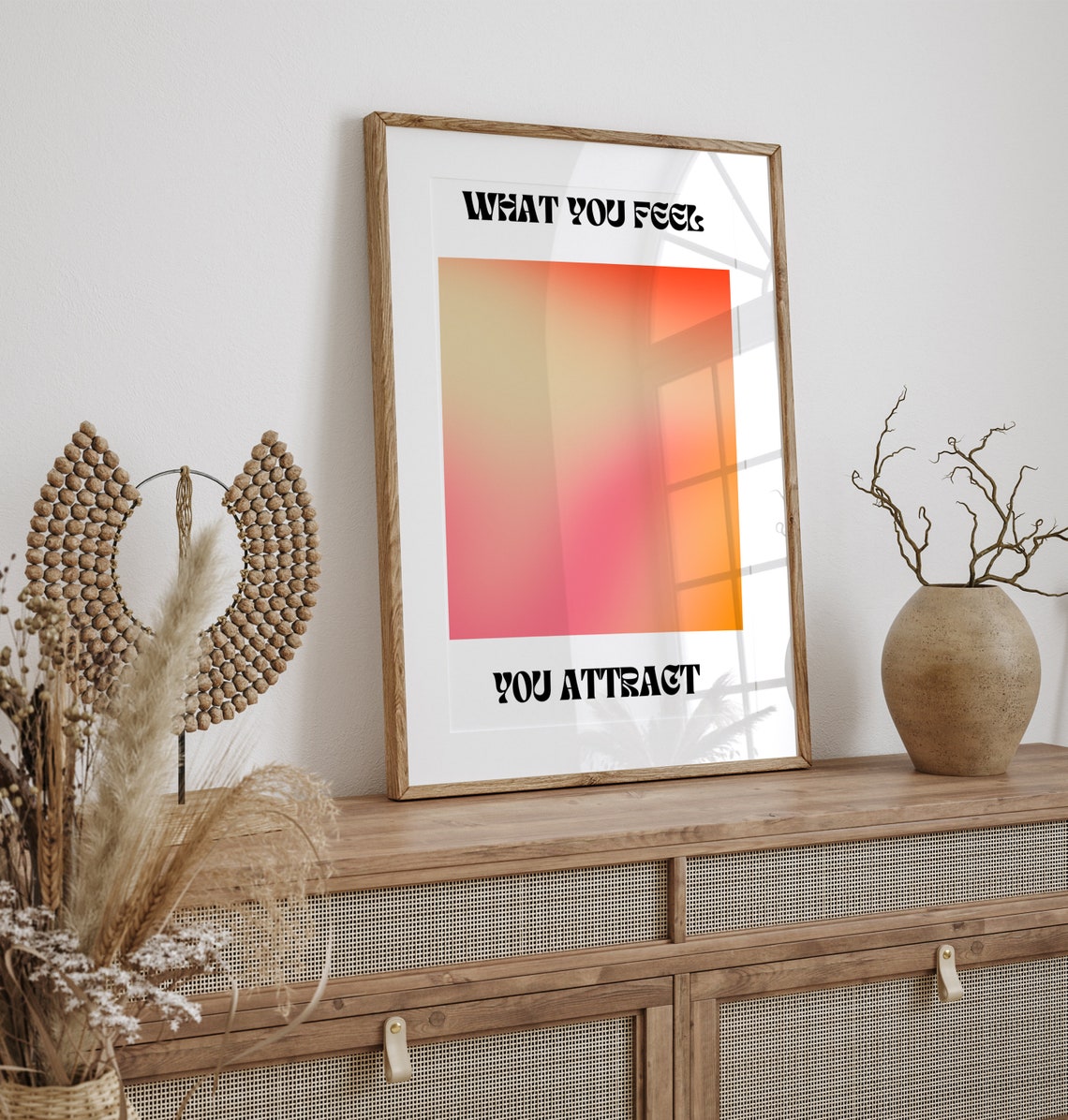 Spiritual Gradient Aura Poster Set What You Feel You Attract - Image 4