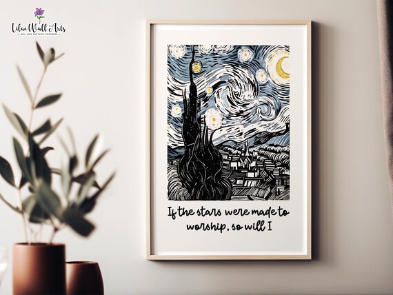 Psalm 1483 6 Retro Bible Verse For Nursery Aesthetic Christian Poster Van Gogh Prints Psalm Art Biblical Wall Art Modern Christian Art