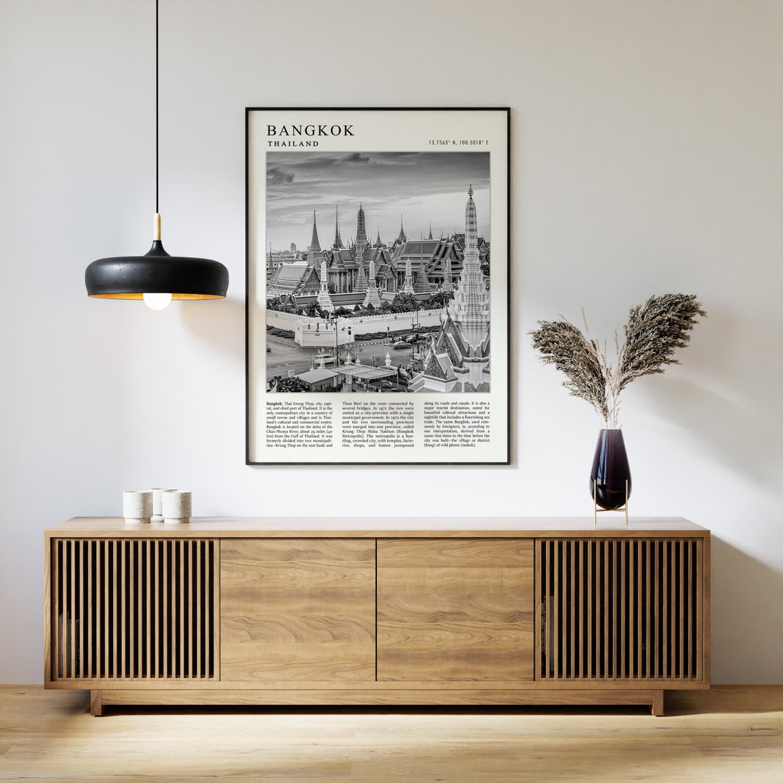 Bangkok Poster Bangkok Travel Print Thailand Travel Poster Vintage Travel Art Black And White Travel Print Asia Travel A1a2a3a4 - Image 3