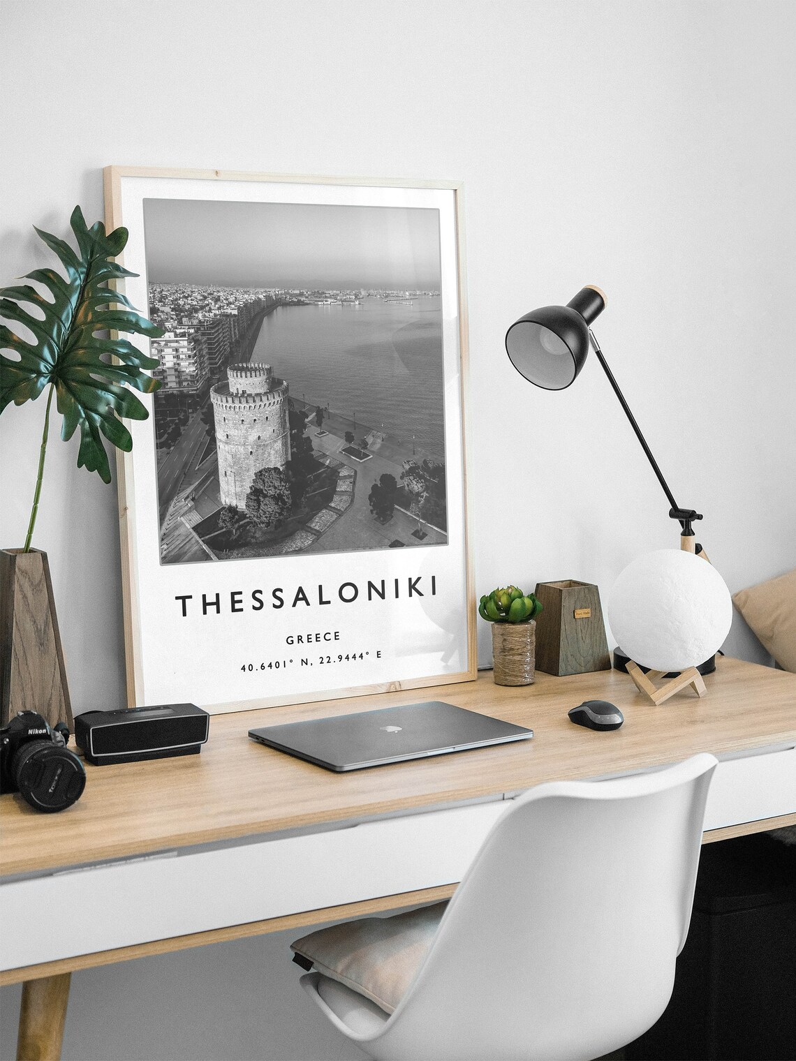 Thessaloniki Travel Poster, European Travel Art Print - Image 3