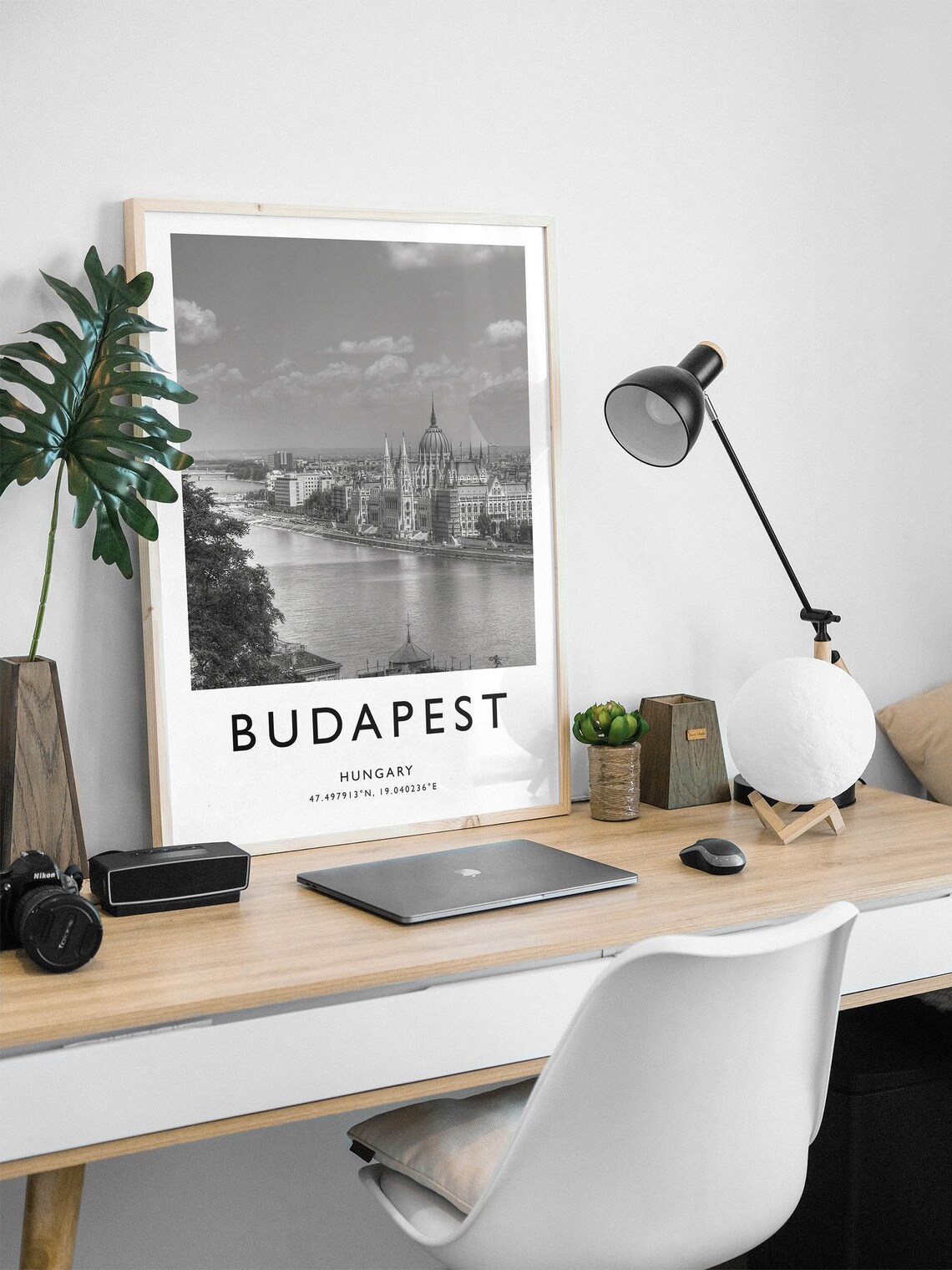 Budapest Travel Gift Travel Art Poster Print - Image 3