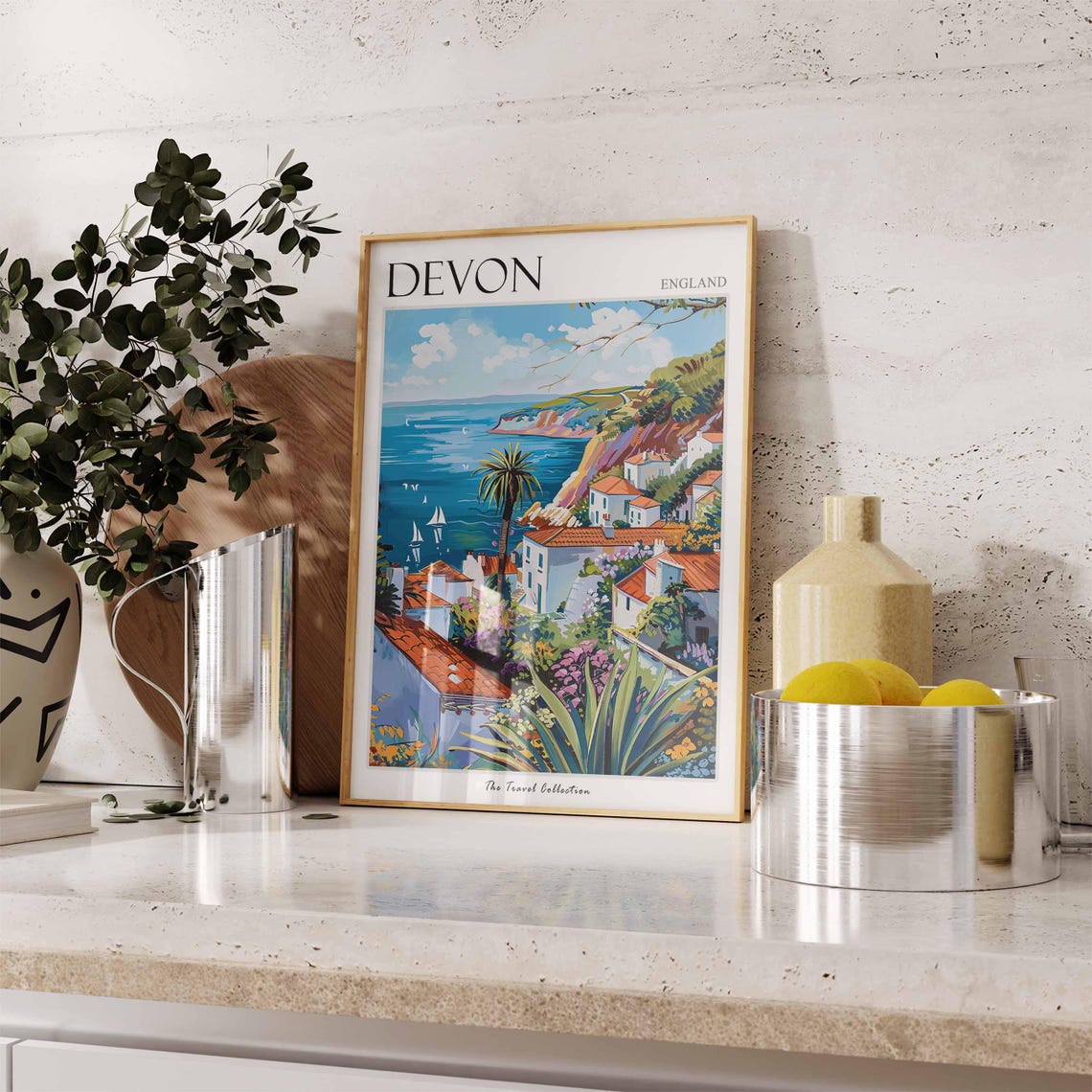 Devon Poster England Travel Print Devon Travel Art Devon Wall Art England Travel Devon Home Decor Devon Travel Gift - Image 3