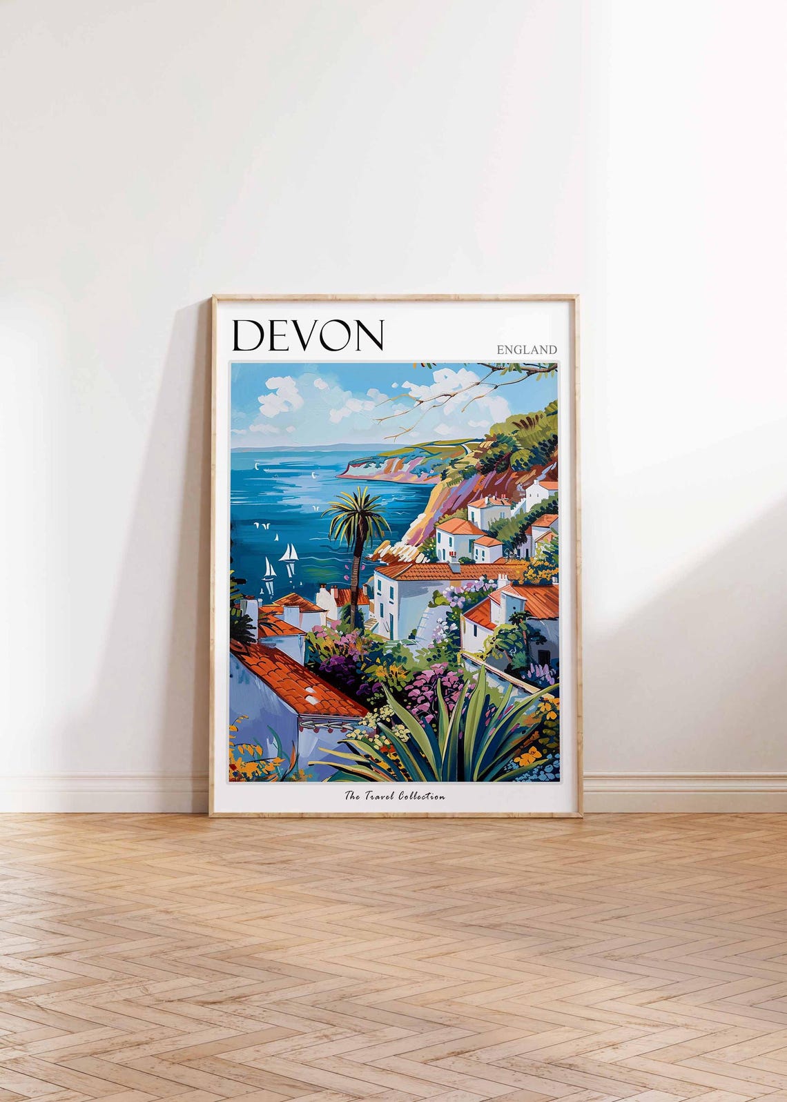 Devon Poster England Travel Print Devon Travel Art Devon Wall Art England Travel Devon Home Decor Devon Travel Gift - Image 2