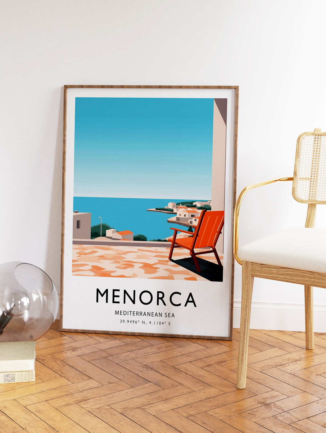 Menorca Travel Print Spain Travel Poster Spanish Travel Print Travel Art Travel Poster Colourful Travel Print Travel Art - Image 2