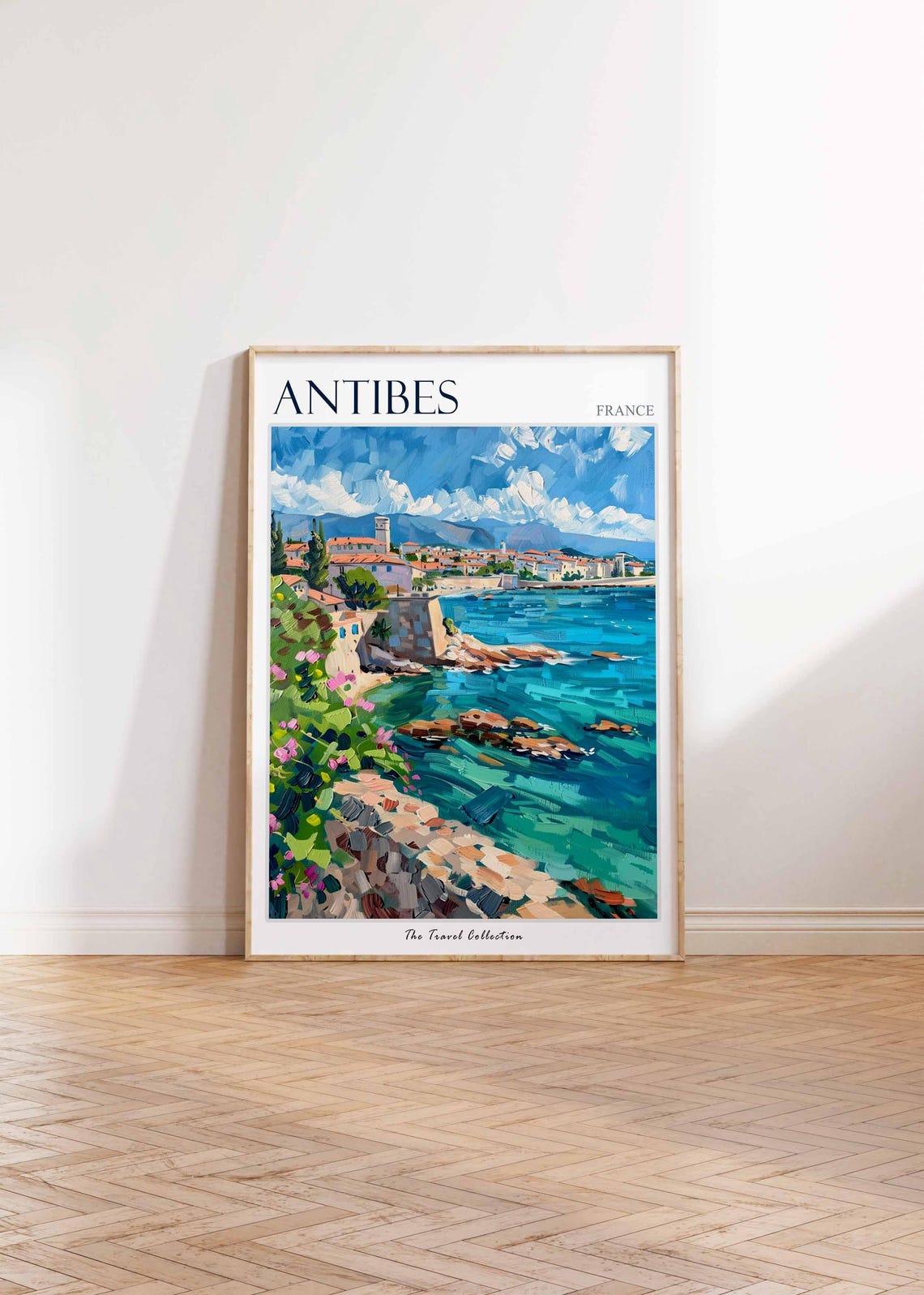 Antibes Poster France Travel Print French Decor Europe Travel Poster European Wall Art Sea Print Antibes Gift Antibes Travel Poster - Image 2