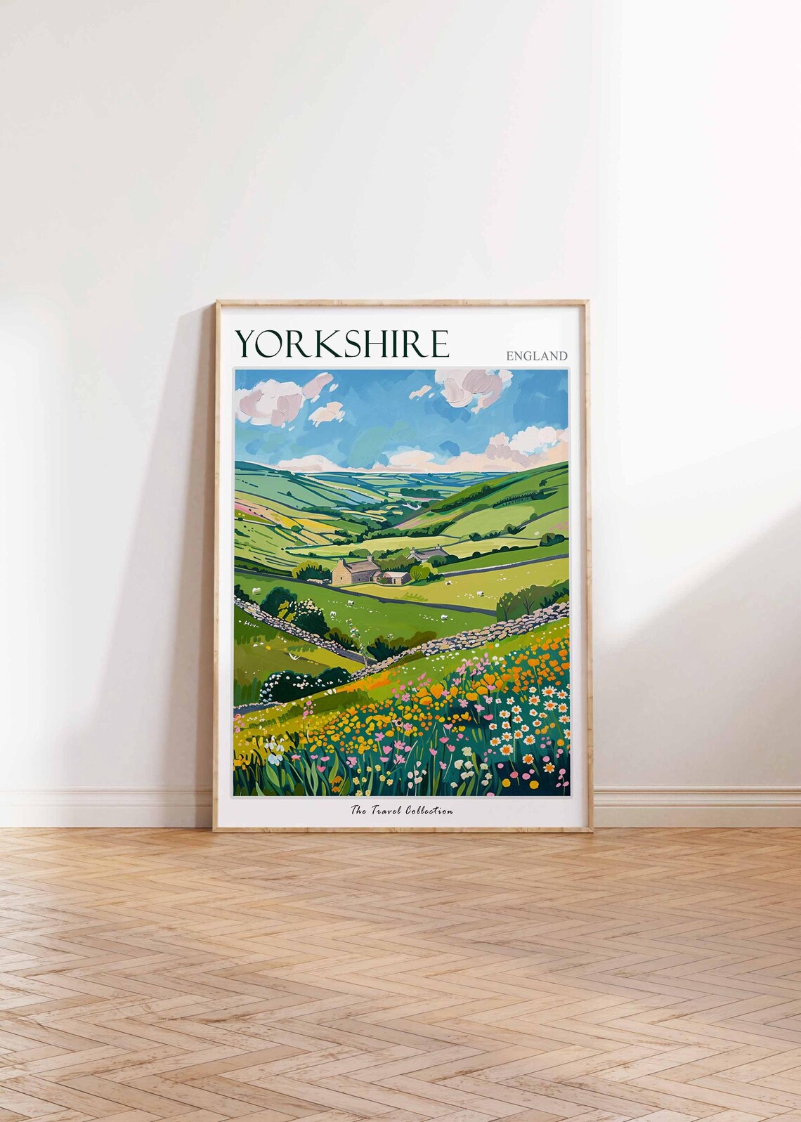 Yorkshire Travel Poster, British Decor Art Print - Image 2