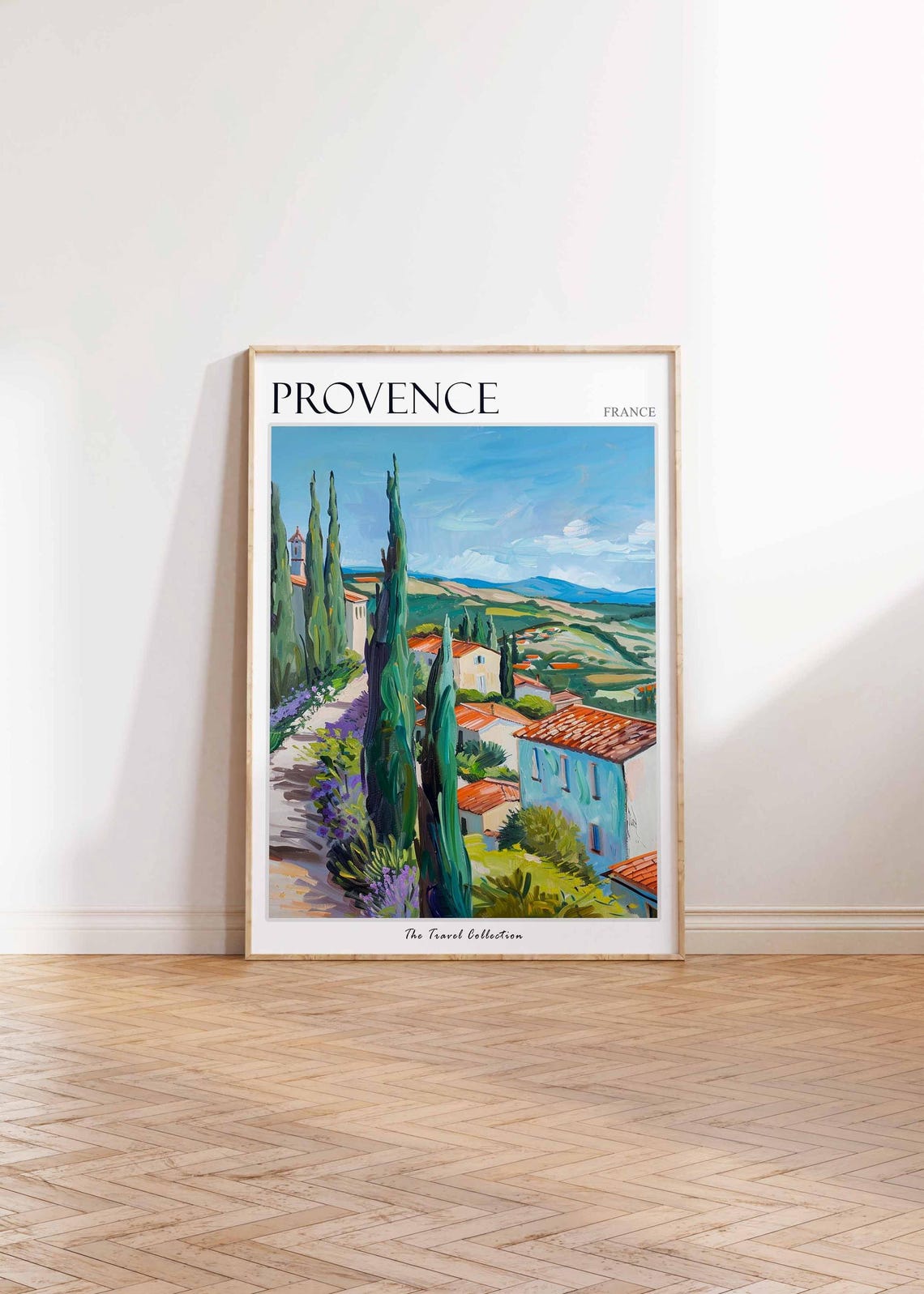 Provence Poster France Travel Print French Decor Europe Travel Poster European Wall Art Provence Gift Provence Travel Poster - Image 2