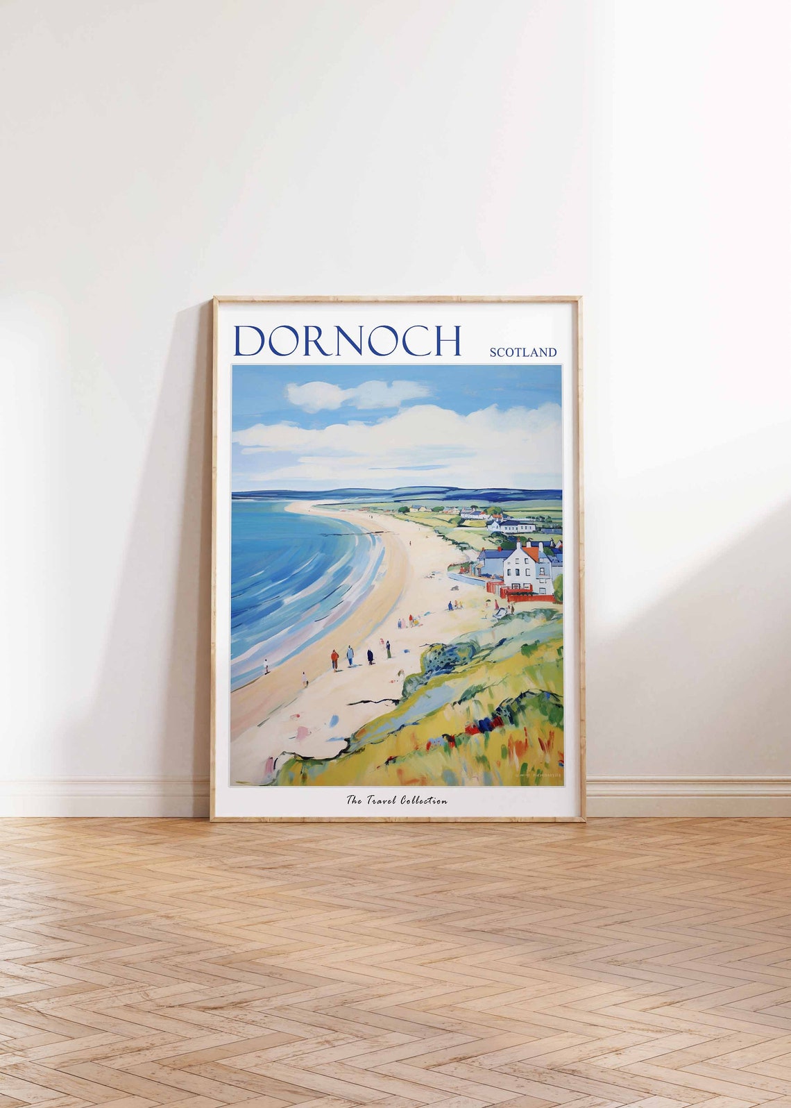 Dornoch Poster Dornoch Travel Print Scotland Travel Poster Scottish Decor Tropical Decor Sea Print Dornoch Gift Dornoch Travel Poster - Image 2