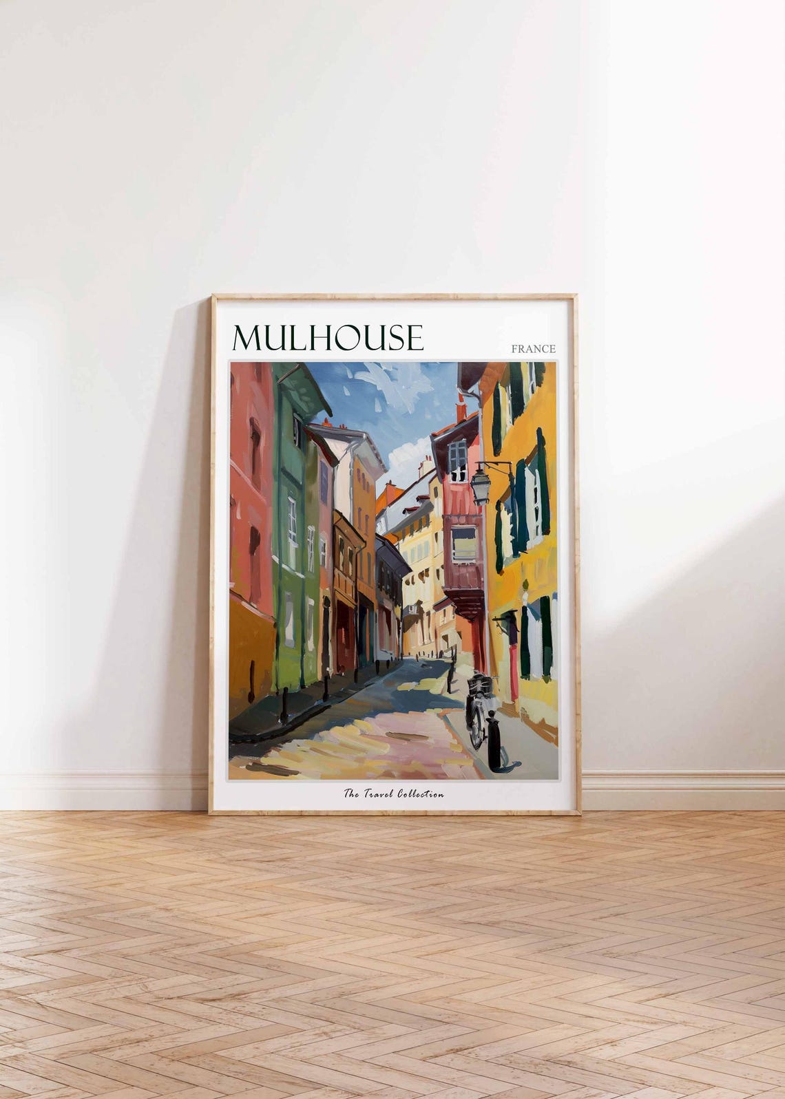 Mulhouse Poster France Travel Print French Decor Europe Travel Poster European Wall Art Mulhouse Gift Mulhouse Travel Poster - Image 2