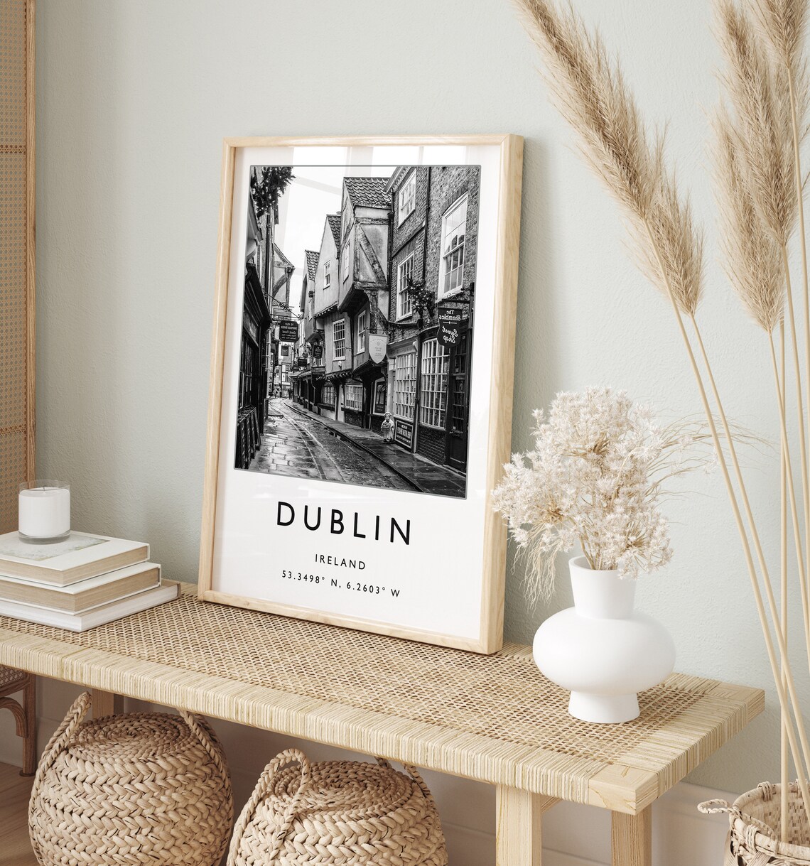 Dublin Travel Poster, Ireland Travel Art Print - Image 2